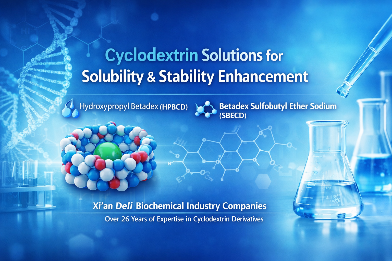 Cyclodextrin-Based Solutions para sa Solubility at Stability Enhancement
