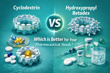 Cyclodextrin kumpara sa Hydroxypropyl Betadex: Alin ang Mas Mabuti para sa Iyong Mga Pangangailangan sa Pharmaceutical?