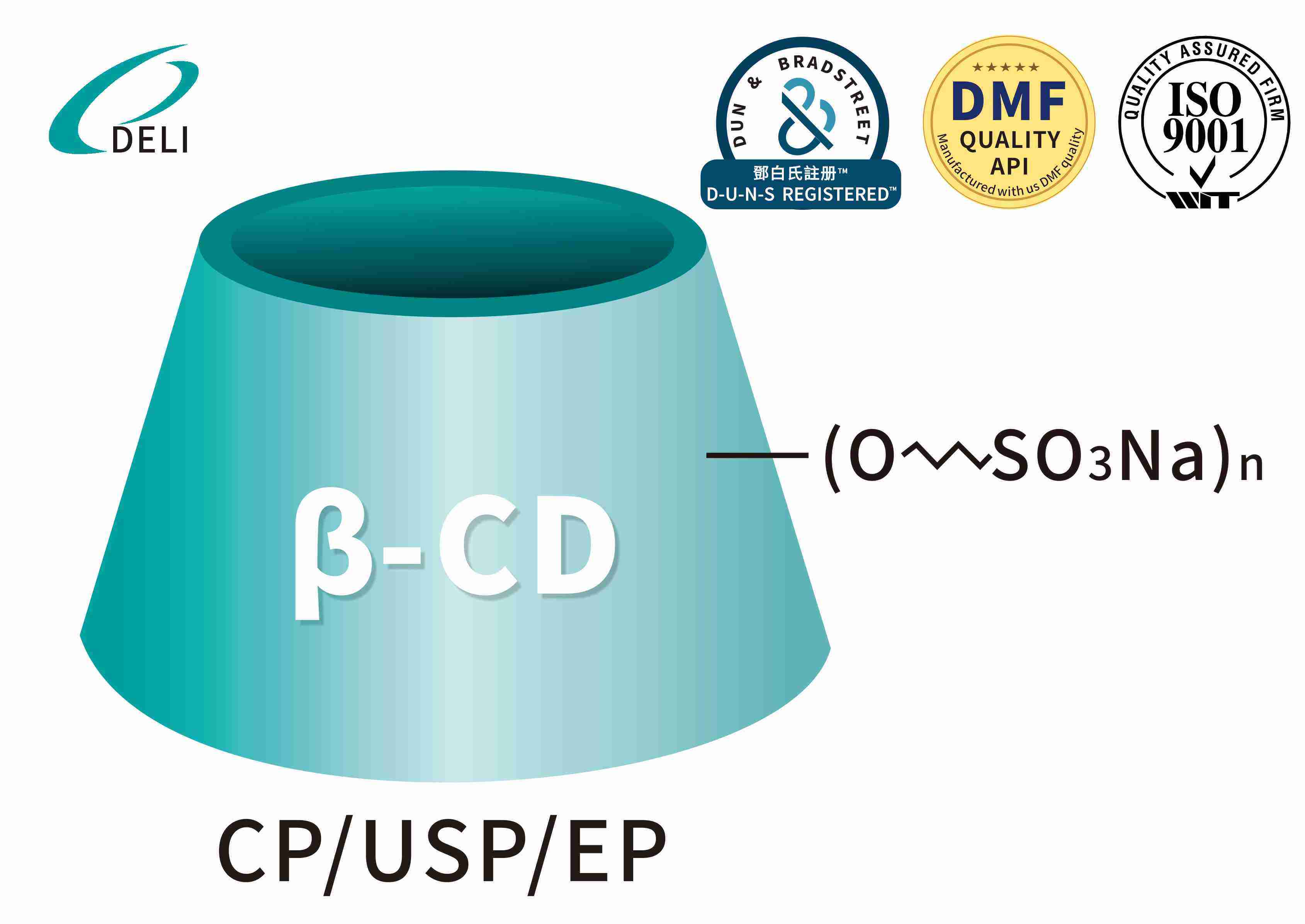 Ang EP at USP grade betadex sulfobutyl eter sodium injectable API excipient